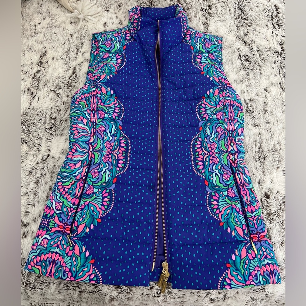 Lilly Pulitzer Vest - Cabochon Purple Bonita Babe
